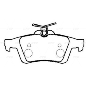 Колодки тормозные дисковые MAZDA GK0659