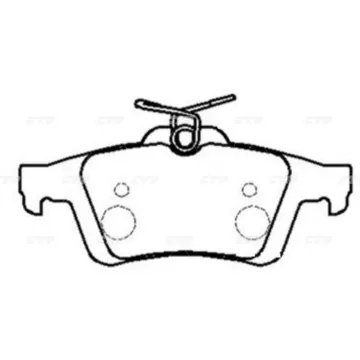 Колодки тормозные дисковые MAZDA GK0659