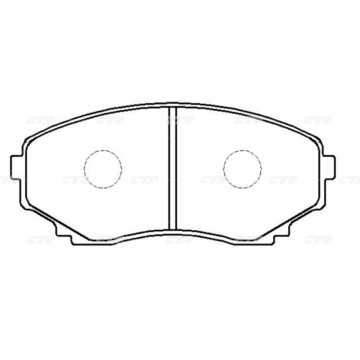Колодки тормозные дисковые MAZDA GK0704