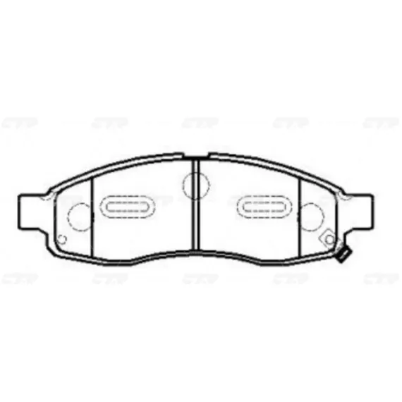Колодки тормозные дисковые NISSAN Armada 2003 - 2012 / Titan 2003 - 2007 INFINITI QX56 2004 -