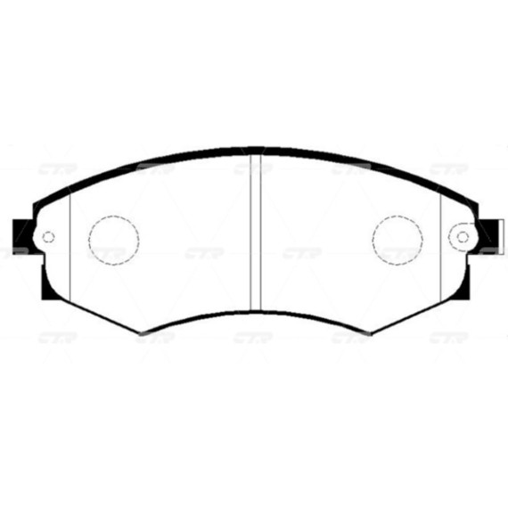 Колодки тормозные дисковые SSANGYONG GK0557