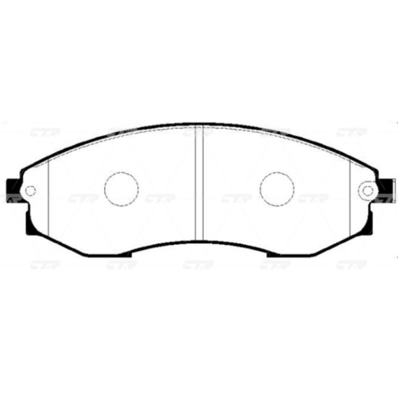 Колодки тормозные дисковые SSANGYONG GK0559