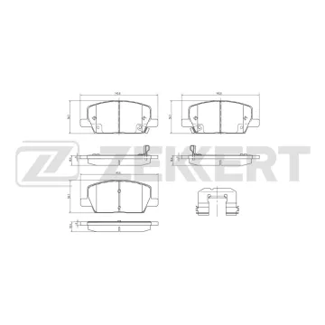 Колодки тормозные дисковые передние Chevrolet Tracker 12- Opel Mokka/Mokka X 12-