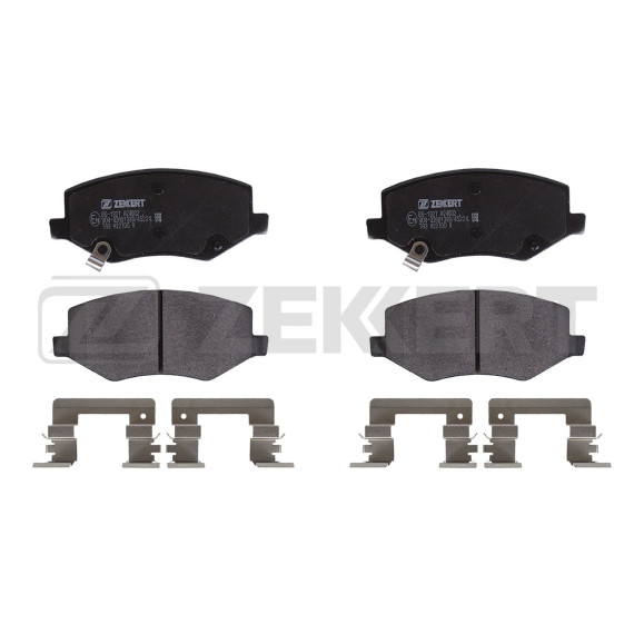 Колодки тормозные дисковые передние Moskvich 3 (AZLK) 22- Jac JS4 22- S3 16- Refine 14- S2 15-