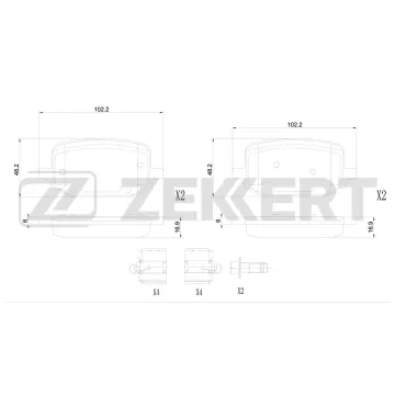 Колодки торм. диск. задн. Ford Explorer VI 20-