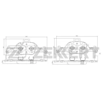 Колодки торм. диск. передн. (смесь CERAMIC) BMW 5 (G30 G31 F90) 16- 6 (G32) 17- 7 (G11 G12) 15- X