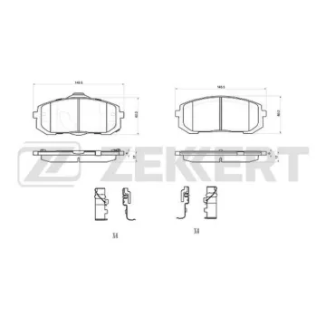 Колодки торм. диск. передн. (смесь CERAMIC) Hyundai Tucson IV 20- Sonata VIII 19- Creta 15- Kia S