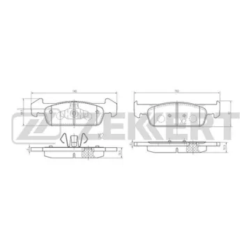 Колодки торм. диск. передн. (смесь CERAMIC) Renault Logan/Stepway II 13- Sandero/Stepway II 13- Tw