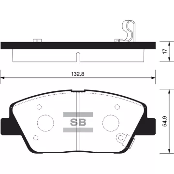 Колодки торм.дисковые Hi-Q KIA K5 15 OPTIMA 15 11-