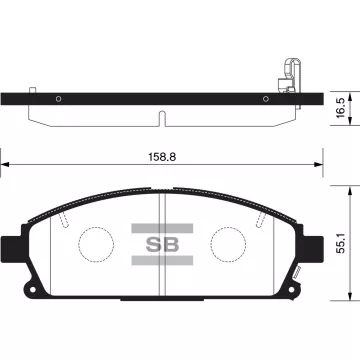 Колодки торм.дисковые Hi-Q NISSAN PATHFINDER 96-04 (D691)