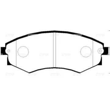 Колодки тормозные дисковые HYUNDAI GK0457