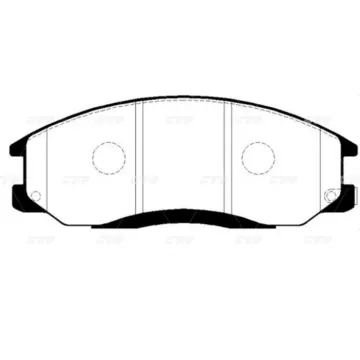 Колодки тормозные дисковые HYUNDAI SANTA FE GK0468