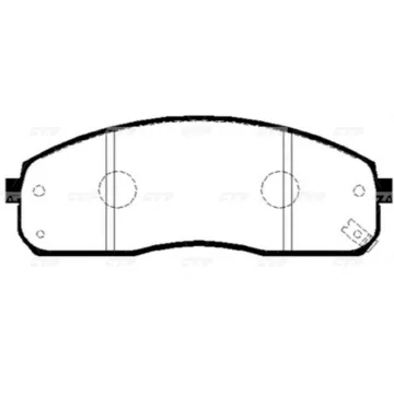 Колодки тормозные дисковые KIA GK0530