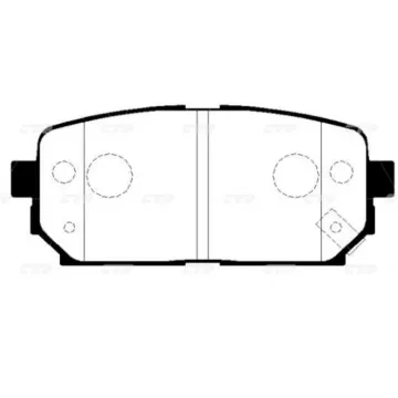 Колодки тормозные дисковые KIA GK0548