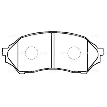 Колодки тормозные дисковые MAZDA GK0647