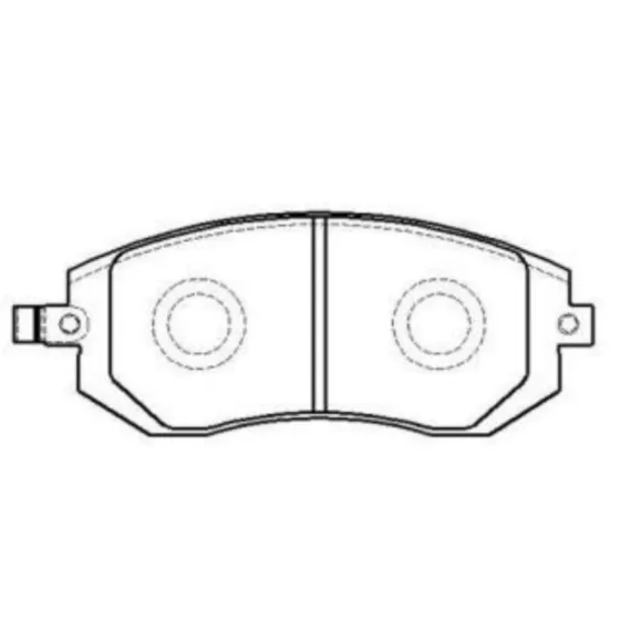 Колодки тормозные дисковые SUBARU