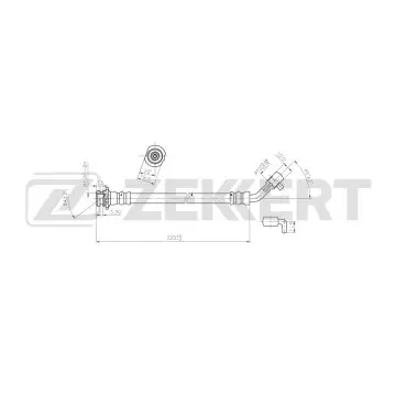 Шланг тормозной задний правый Nissan Pathfinder (R51) 05-
