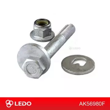LEDO Болт развальный задних колес с гайкой и шайбой на Ford / Mazda / Volvo 1456980(в упак. 2 шт.)
