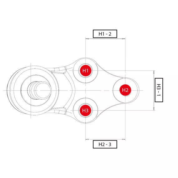 Опора шаровая HONDA CR-V 2007 - 2011