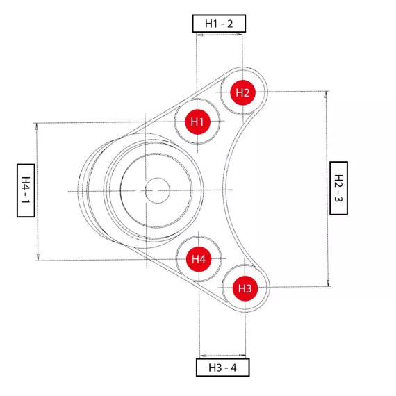 Опора шаровая HONDA Passport 1993 - 2002 / ISUZU Trooper 1981 - 1998 / Rodeo 1991 - 2004 / KB 1990 -