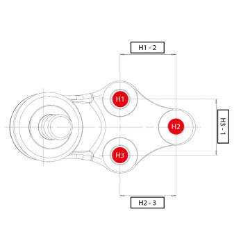 Опора шаровая TOYOTA Camry 2001 - 2011 / Estima 2000 - 2006 / Highlander 2007 - / Kluger 2000 - / So