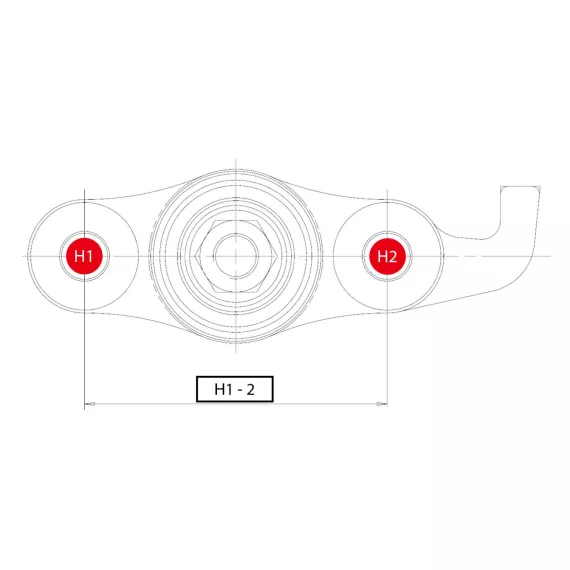 Опора шаровая левая HYUNDAI TUCSON/SPORTAGE KM 05- 2WD