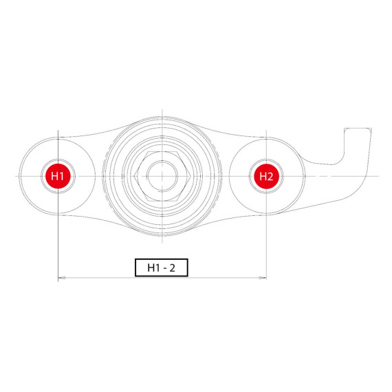 Опора шаровая левая HYUNDAI TUCSON/SPORTAGE KM 05- 2WD