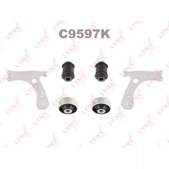Комплект сайлентблоков / Рычагов / Перед. подв. AUDI A3 1.6-1.9D 96-03 / TT 1.8 98-06 SKODA Fabia 1