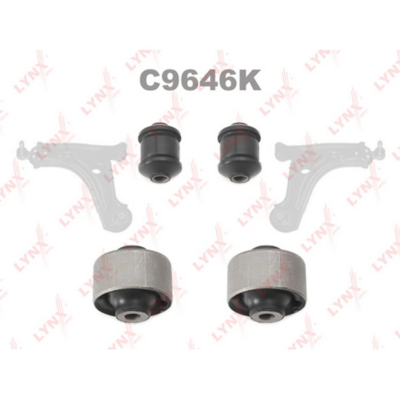 Комплект сайлентблоков / Рычагов / Перед. подв. CHEVROLET Lacetti 1.4-2.0D 05> / Nubira 1.6-2.0D 05>