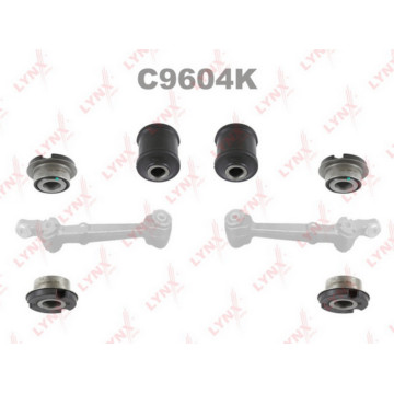 Комплект сайлентблоков / Рычагов / Перед. подв. LADA 2108-12 1.3-1.6 88> / Priora 1.6 08> / Kalina 1