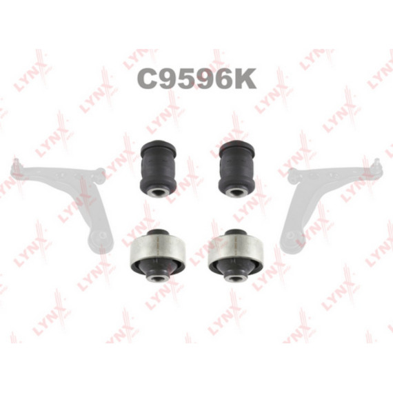 Комплект сайлентблоков / Рычагов / Перед. подв. MITSUBISHI Lancer(CS) 1.6-2.0 03>
