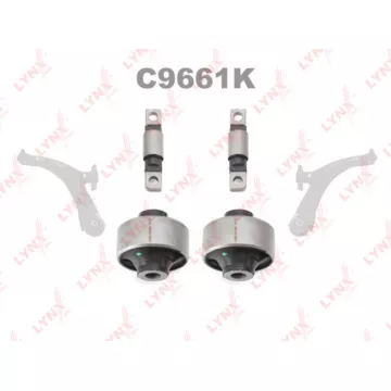 Комплект сайлентблоков / Рычагов / Перед. подв. NISSAN Qashqai(J10) 1.6-2.0D 07> / X-Trail(T31) 2.0-