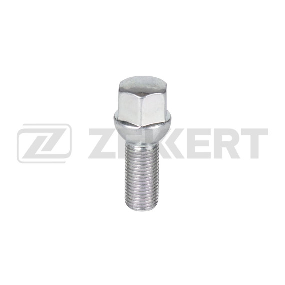 Болт колесный сфера M14 x 1 5 длина резьбы 30 ключ 19 Цинк