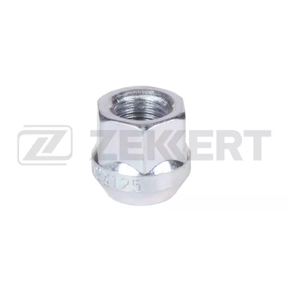 Гайка колесная конус M12 x 1 25 L=21 ключ 19 Цинк