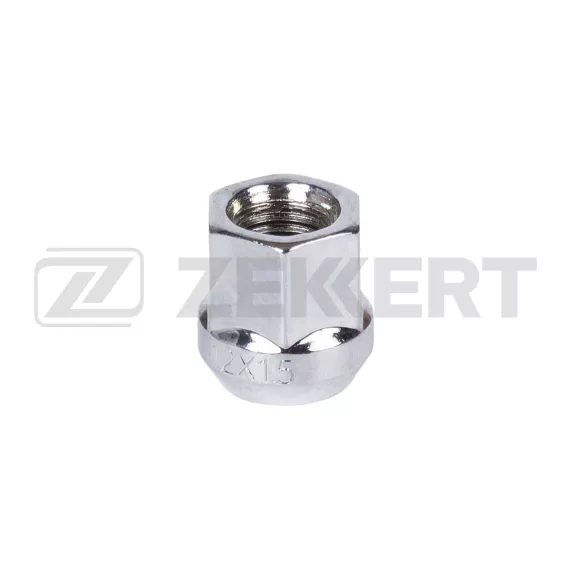 Гайка колесная конус M12 x 1 5 L=20 ключ 17 Цинк