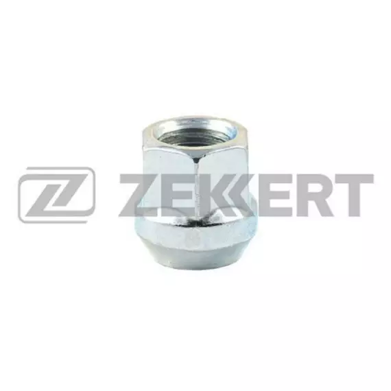Гайка колесная конус M12 x 1 5 L=21 ключ 17 Цинк