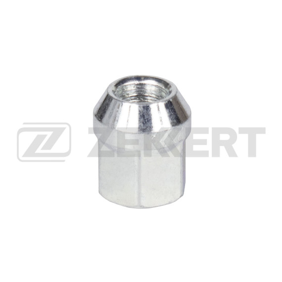 Гайка колесная конус M12 x 1 5 L=23 ключ 19 Цинк