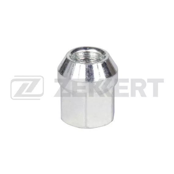 Гайка колесная конус M12 x 1 5 L=23 ключ 19 Цинк