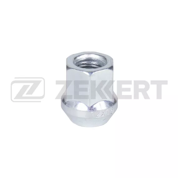 Гайка колесная конус M12 x 1 5 L=25 ключ 19 Цинк