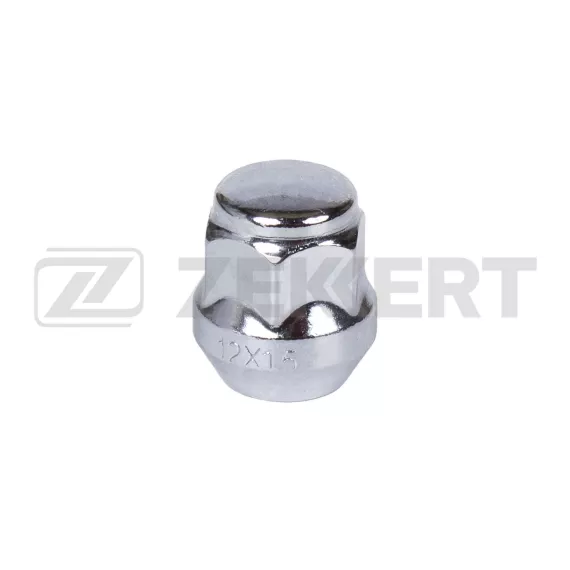 Гайка колесная конус M12 x 1 5 L=28 ключ 19 Хром