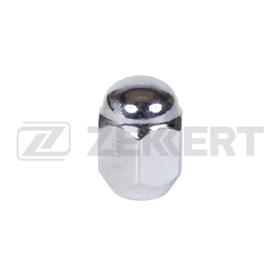 Гайка колесная конус M12 x 1 5 L=30 ключ 21 Хром
