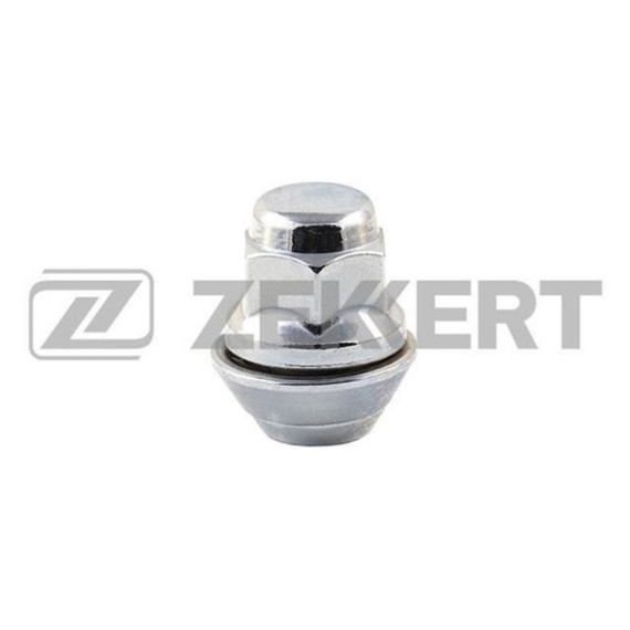 Гайка колесная конус M12 x 1 5 L=33 ключ 19 Хром