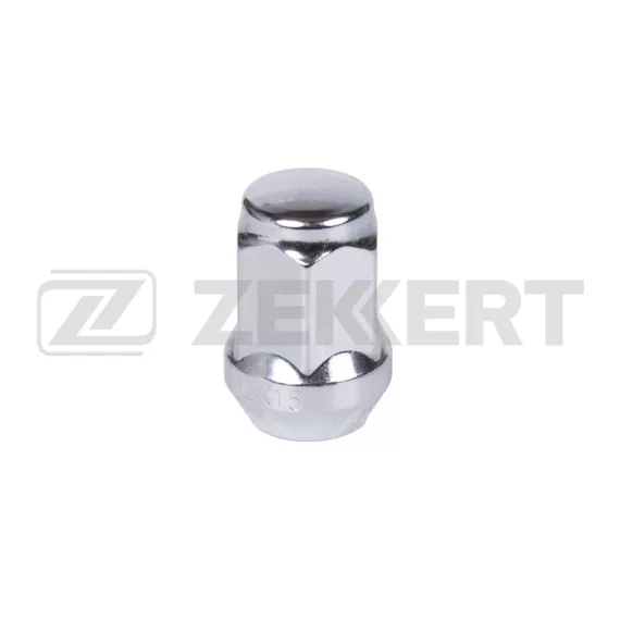 Гайка колесная конус M12 x 1 5 L=35 ключ 19 Хром
