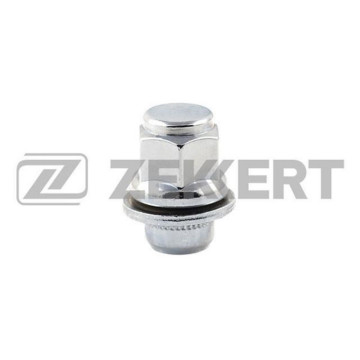 Гайка колесная с шайбой M12 x 1 25 L=37 ключ 21 Хром