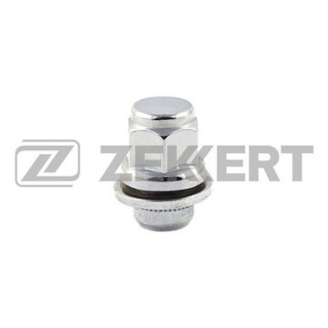Гайка колесная с шайбой M12 x 1 5 L=37 ключ 21 Хром