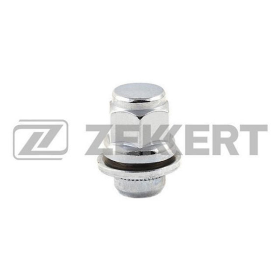 Гайка колесная с шайбой M12 x 1 5 L=37 ключ 21 Хром