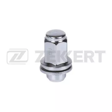 Гайка колесная с шайбой M12 x 1 5 L=47 ключ 21 Хром