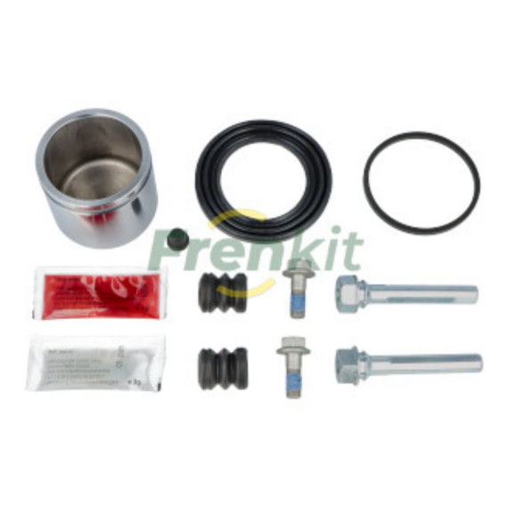 Ремкомплект переднего суппорта+поршень+комплект направляющих GAZ VOLGA 1972- 257807+809038