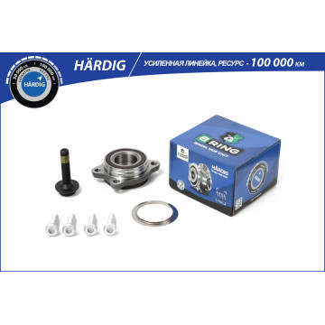 Ступица с подшип. в сборе AUDI A6 (03-) A8 (03-) (перед.) [с ABS] (HBK1081) B-RING H?RDIG
