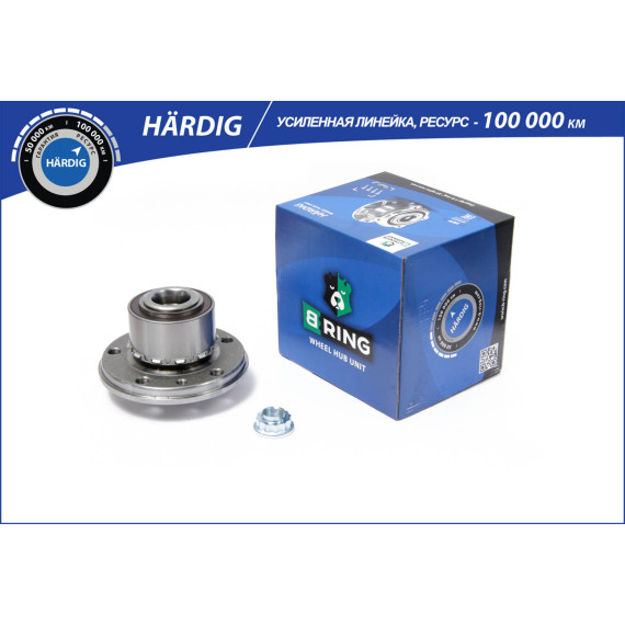 Ступица с подшип. в сборе LAND ROVER Discovery III (LA) (04-) (перед.) [d=158.5] (HBK8708) B-RING H?